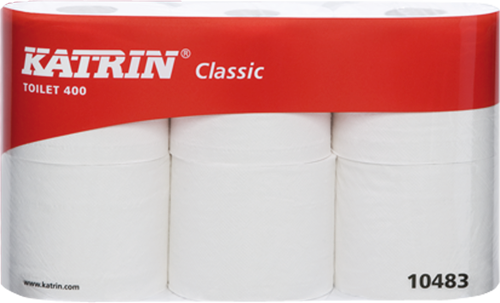 Katrin Tissue-Toilettenpapier, 400 Blatt, 2-lagig